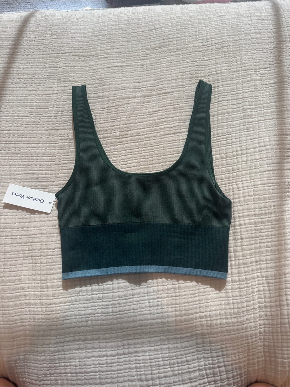 Outdoor Voices SeamlessRib Longline Bra